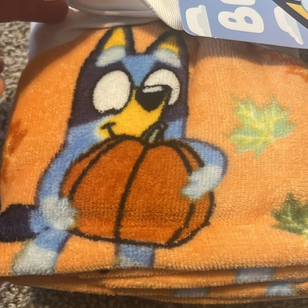 Bluey Viral Halloween Hand Towels 2 Pack NWT‎